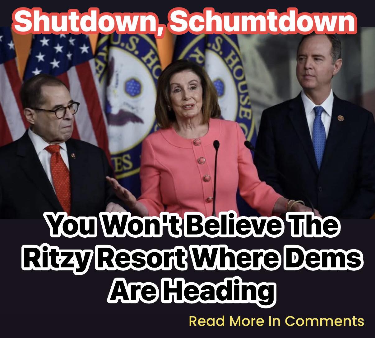 Shutdown, Schumtdown: You Won’t Believe The Ritzy Resort Where Dems Are Heading