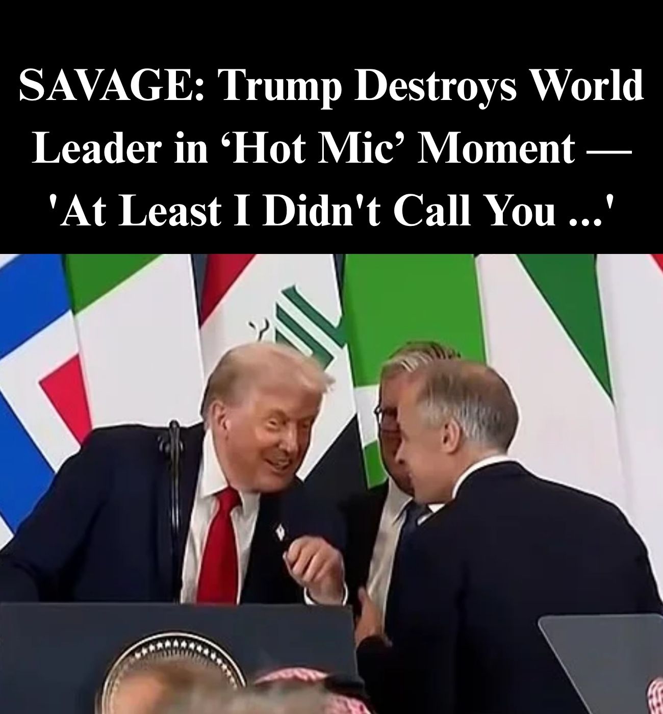 Trump Cracks Joke With Canada’s Prime Minister In Hot Mic Moment