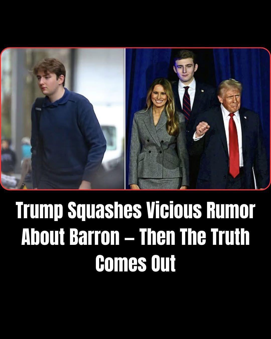 Trump Addresses Rumors About Son Barron’s College Life, Puts Speculation to Rest