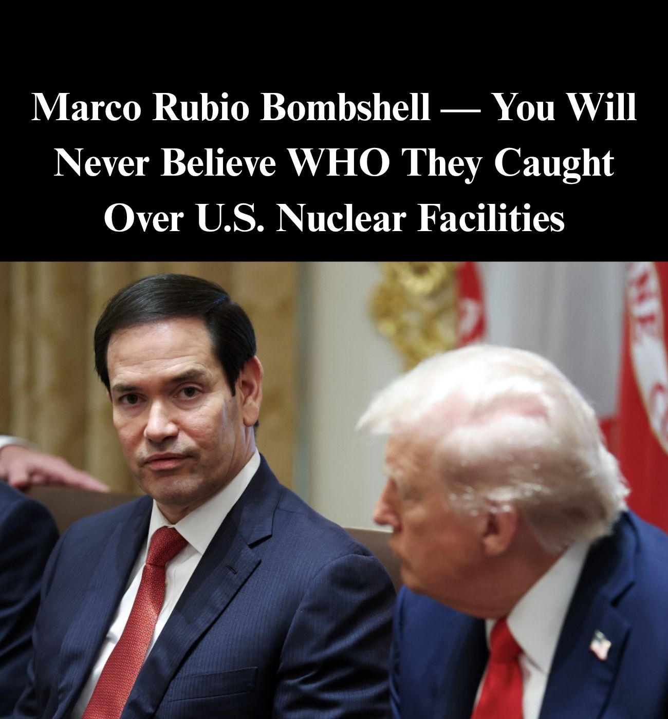 Rubio Reveals Shocking Threat To U.S. That Most Don’t Know About