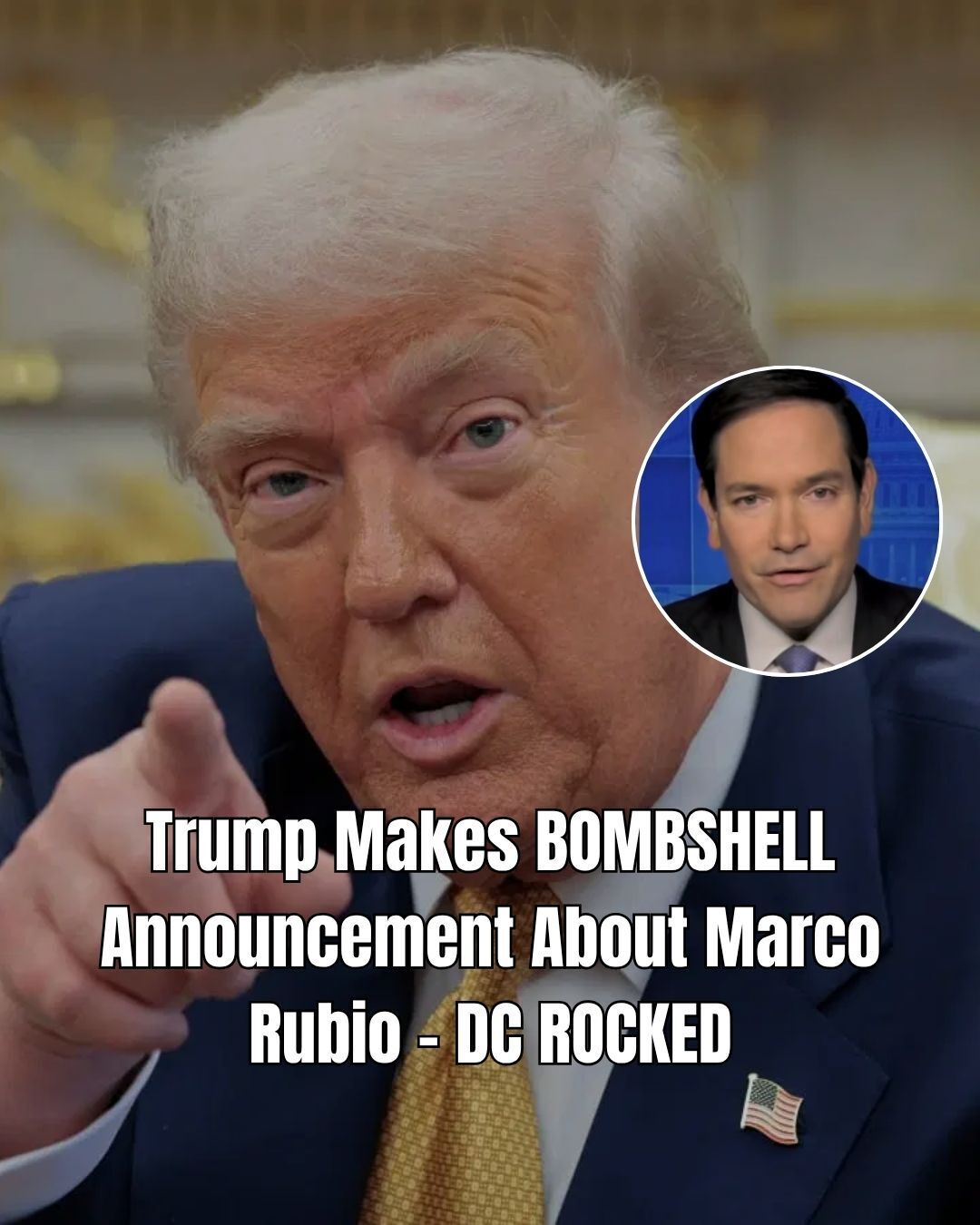 What Trump Just Said About Secretary of State Marco Rubio Is Incredible – And TRUE