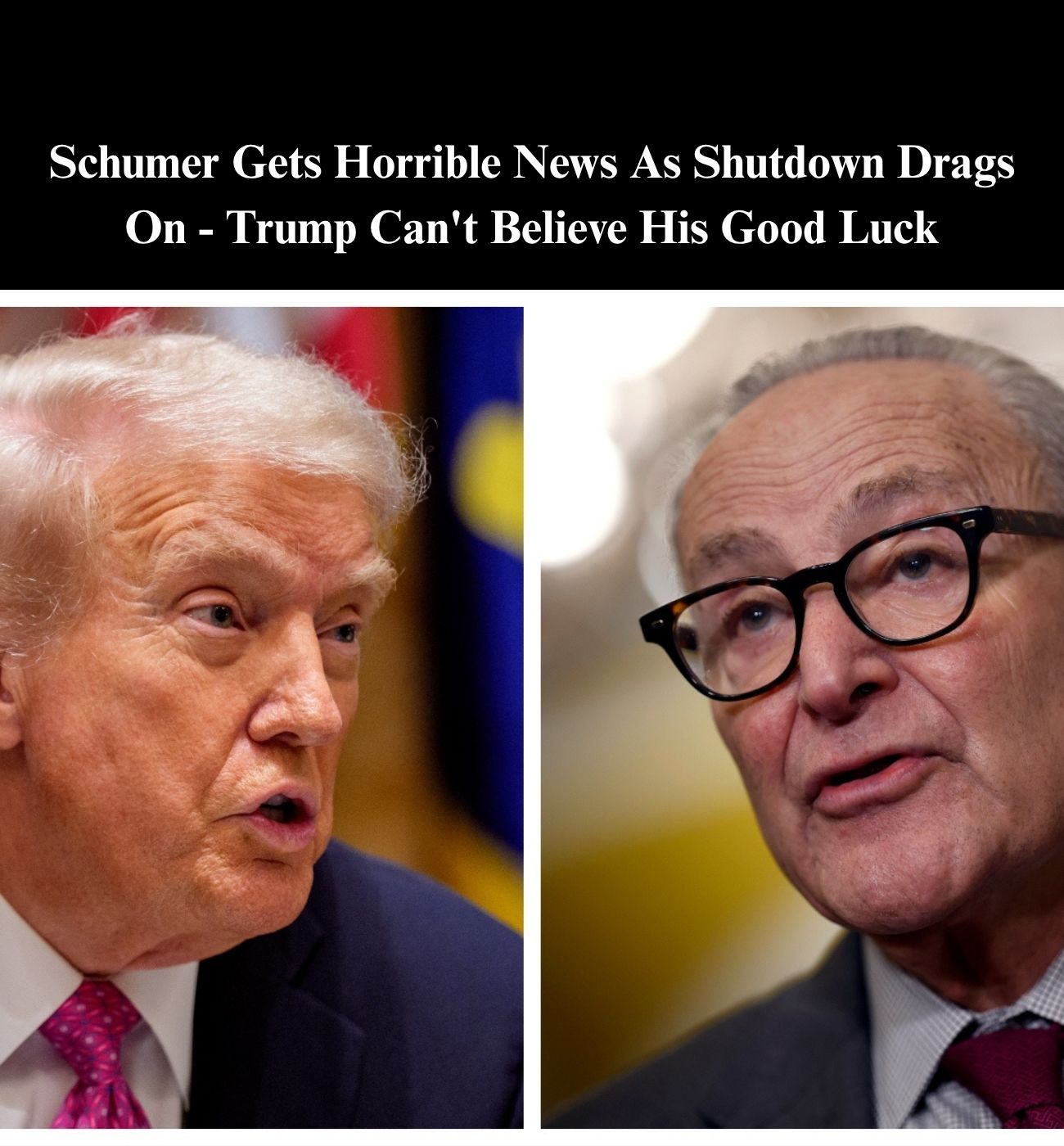 Americans Shifting Blame to Democrats For ‘Schumer Shutdown’