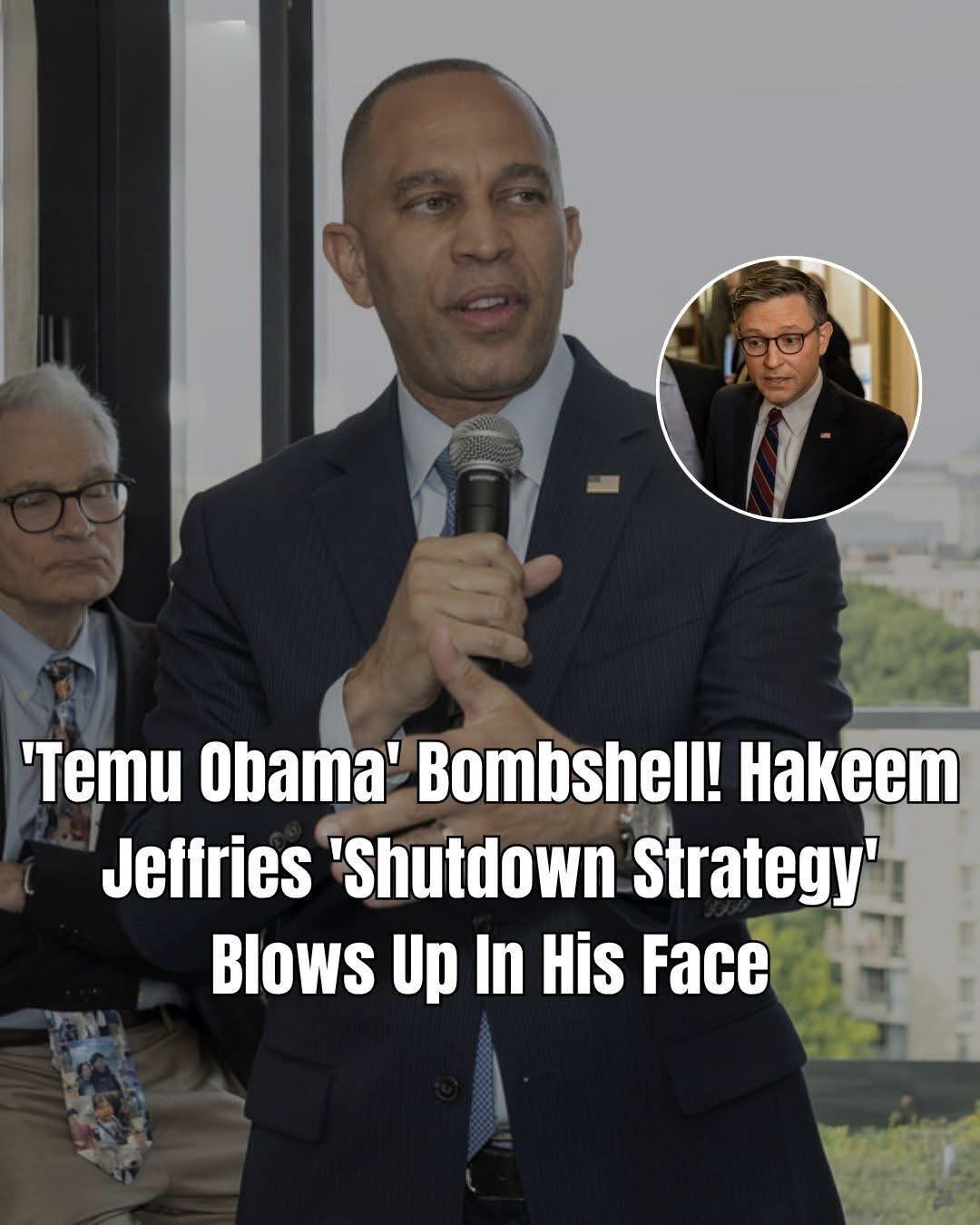 Democrats and Republicans Clash Over Shutdown Strategy as Jeffries Rejects Partial Funding Bill