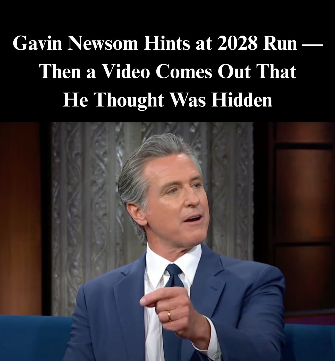 Newsom Teases 2028 Presidential Run — Then Gets Brutal News
