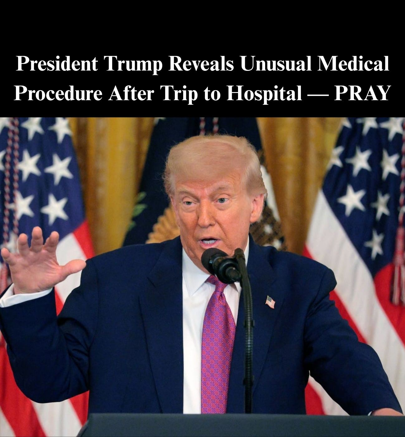 Trump Says MRI at Walter Reed Came Back ‘Perfect,’ Dismisses Health Rumors