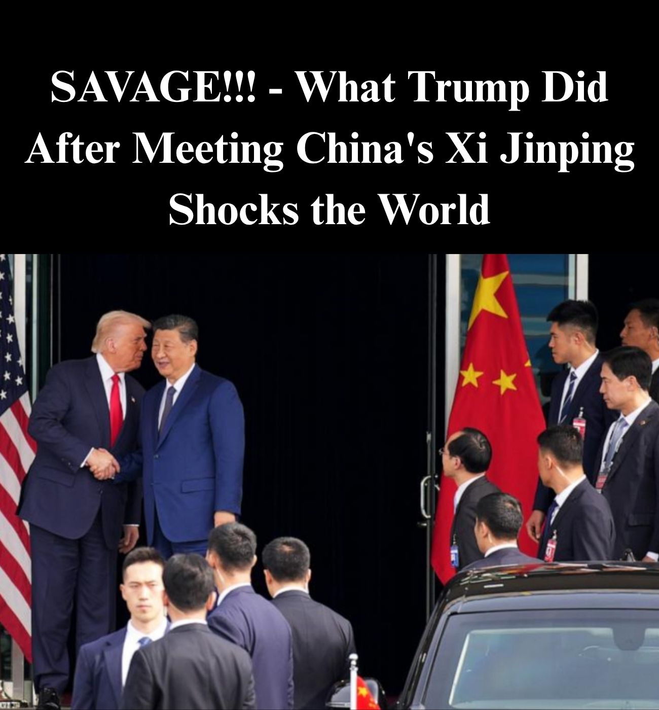 Trump Announces Agreement With China After Meeting With Xi In South Korea