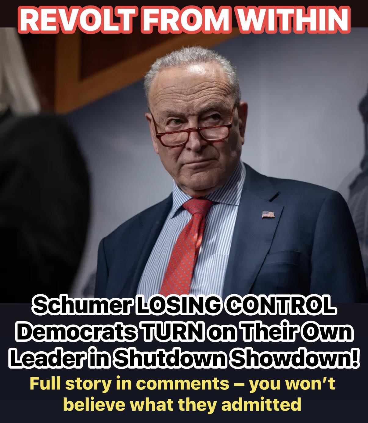 Schumer Shutdown REVOLT: More Dems Betray Leader, Side With GOP On Reopening Govt.