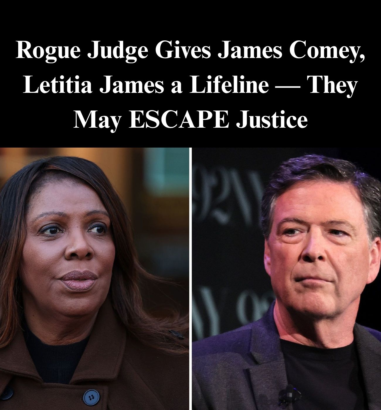 Judge Orders DOJ to Hand Over Files in Comey, Letitia James Indictments