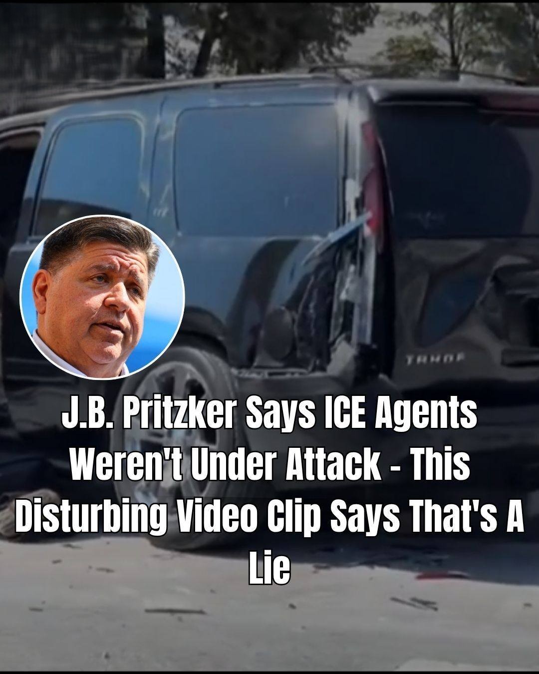 This One 90-Second Clip Proves Ill. Gov. Pritker Lied About ICE Agents Under Attack