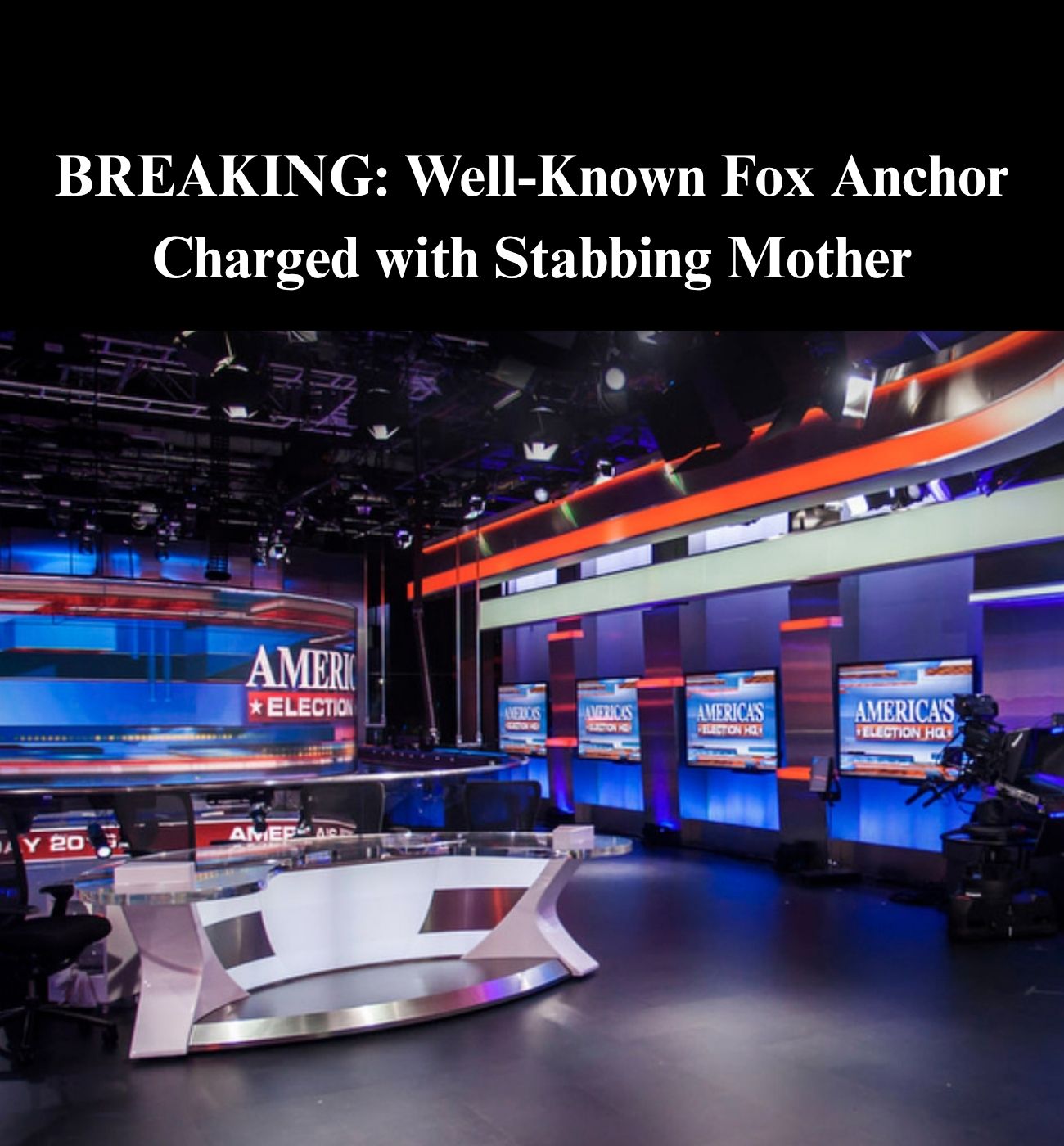 Former Fox Anchor Charged With Stabbing Mother