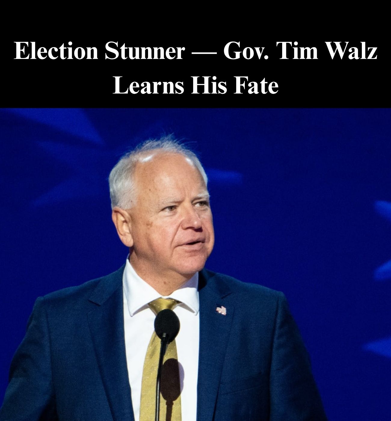 Tim Walz Draws Notable GOP Challenger In Gubernatorial Race