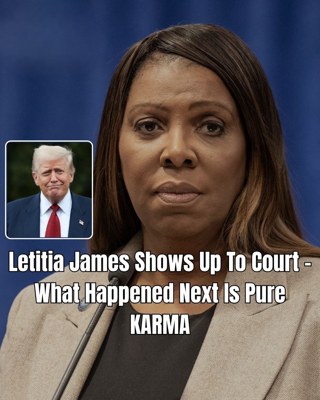 Letitia James Shows Up to Court, Pleads Not Guilty, Then Gives Most Eye-Rolling Speech Ever