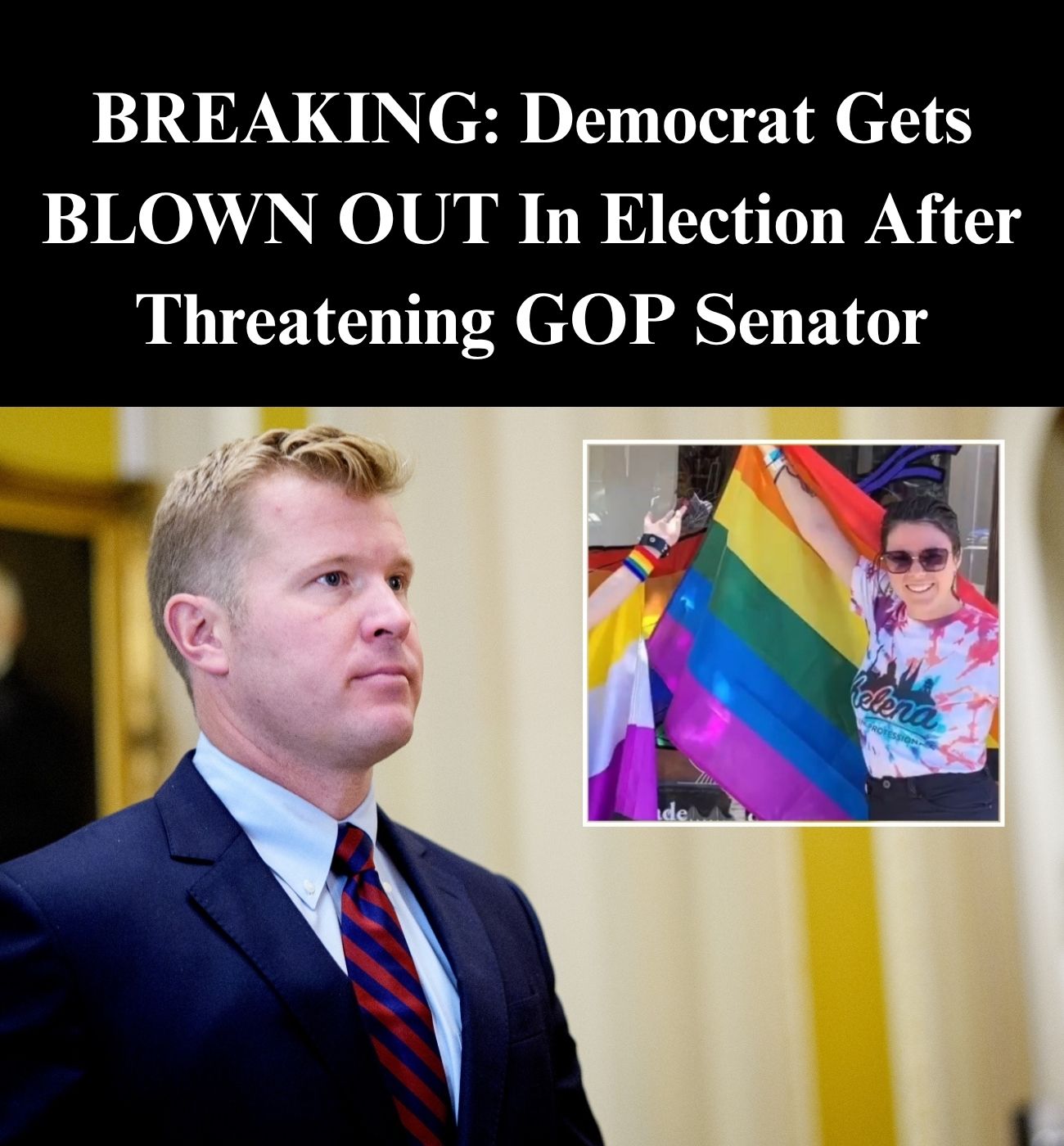 Democrat Candidate Gets Destroyed In Primary After Threatening GOP Senator