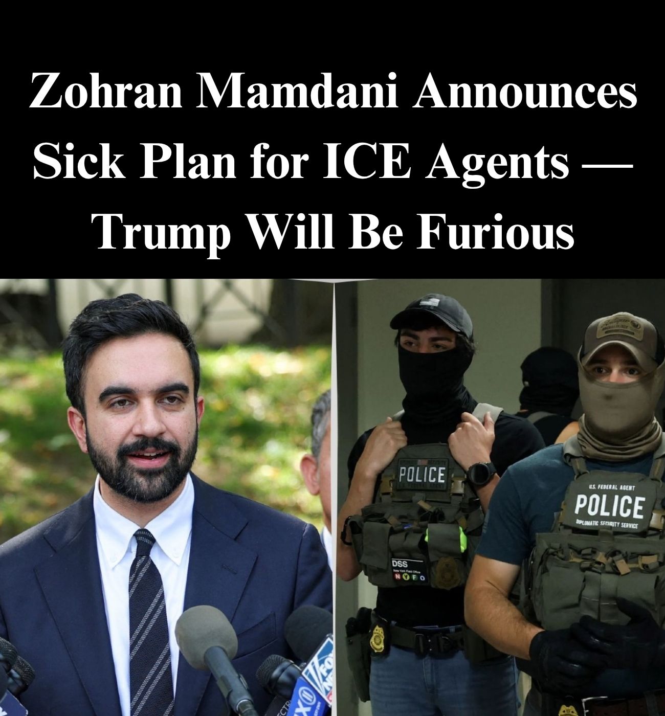 Zohran Mamdani Issues Threat To ICE Agents After Election Win